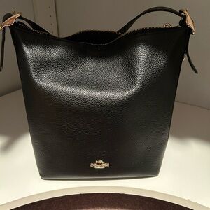 Coach Val Duffle Bag with Gold Details